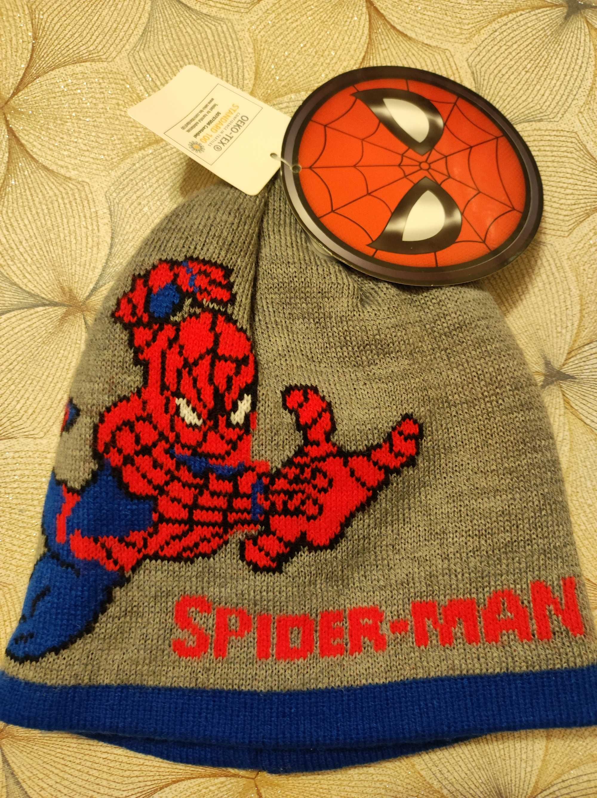 Czapka chłopięca Spiderman one size 6-12 miesięcy