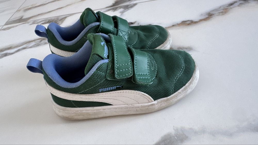 Puma courtflex v2 mesh zielone