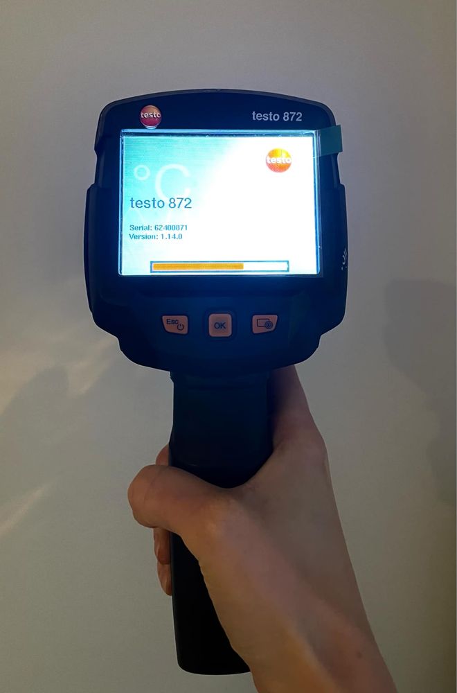 Kamera termowizyjna testo 872 stan idealny oraz testo 605i nowe