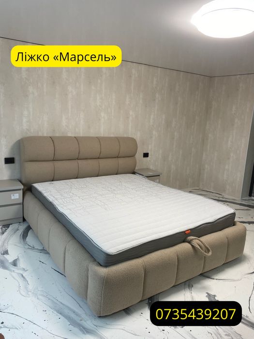 Ліжко двуспальне з підйомним механізмом у наявності