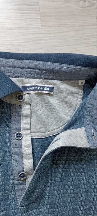 Niebieska koszula polo Pierre Cardin rozmiar M