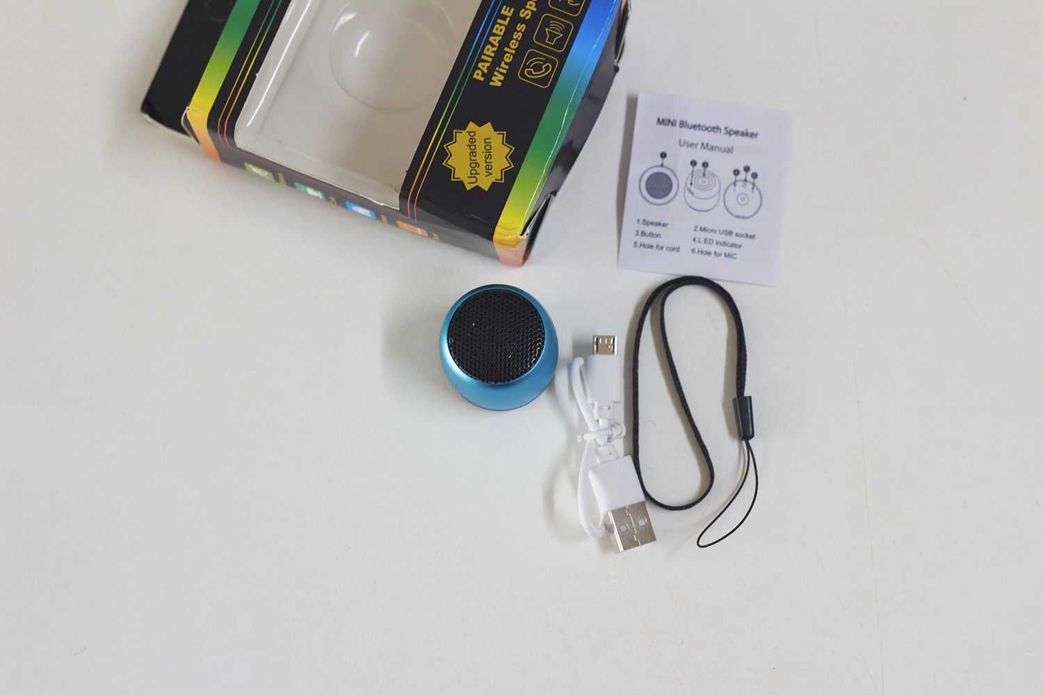 Mini coluna Bluetooth Potente