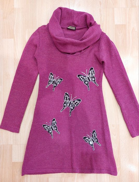 Вязане Яскраве Плаття