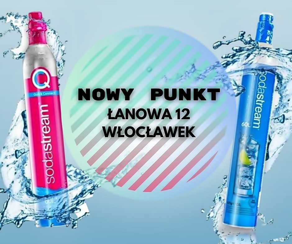 Wymiana nabój butli do saturatorów co2 sodastream soda stream i innych