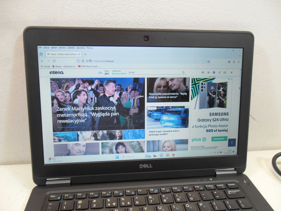 SPRAWDŹ ! Laptop Dell Ultrabook i5/8GB/SSD HDMI, 12.5 sklep ss
