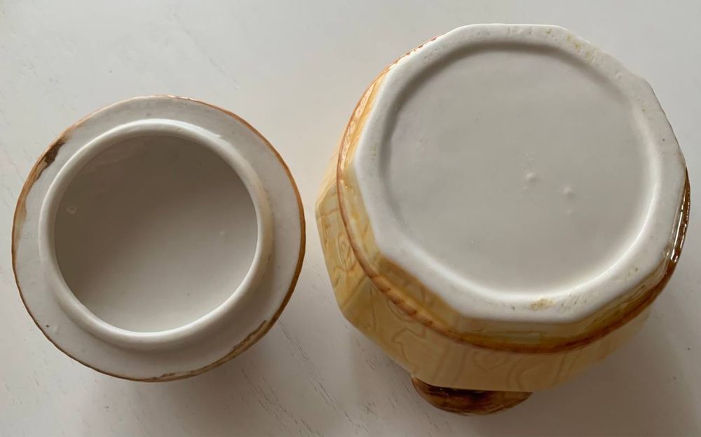 Горшок для хранения сыпучих, банка ёмкость для специй "под гжель"