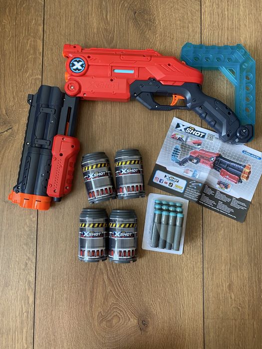 Бластер  Zuru X-Shot Excel Vigilante Red Foam Dart Blaster