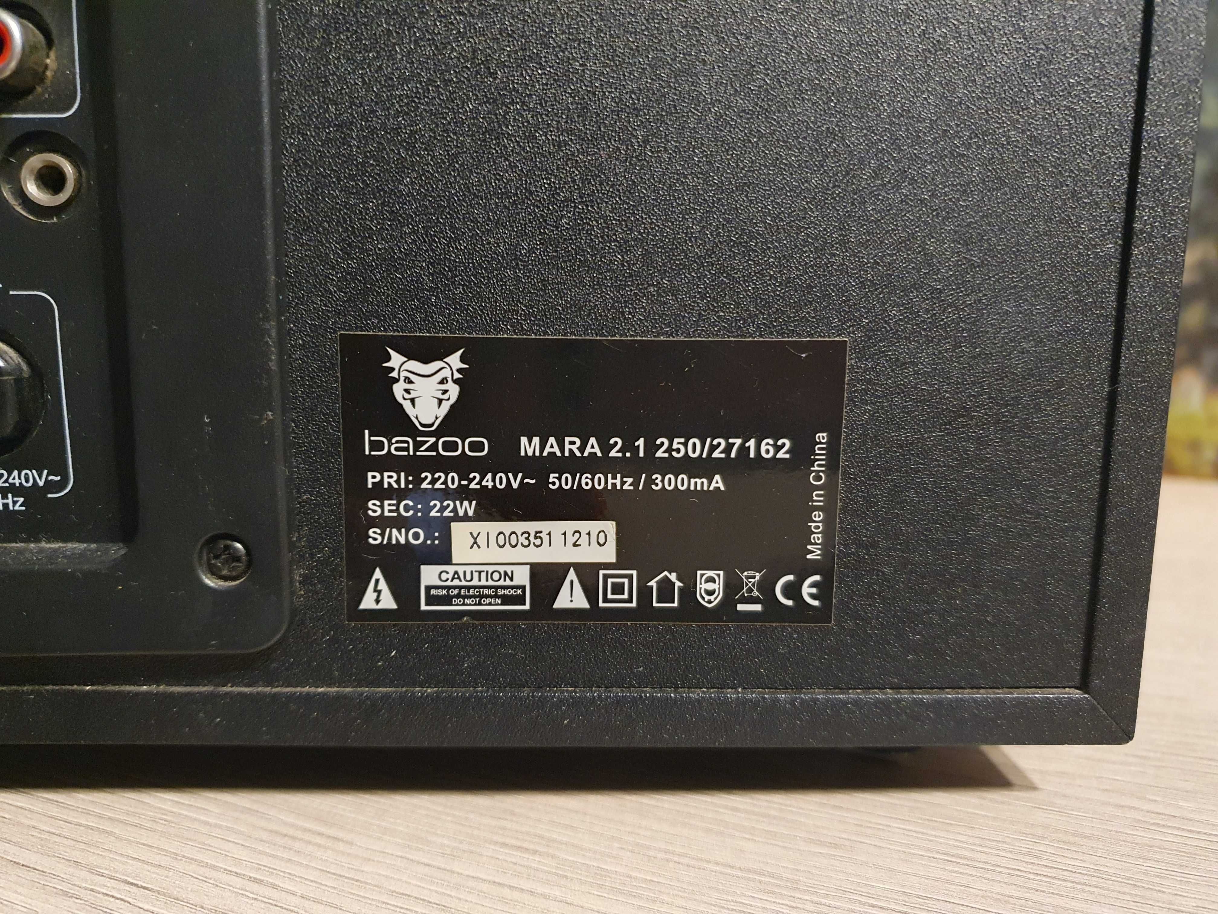 Bazoo Mara 2.1 250/27162 Subwoofer Głośniki