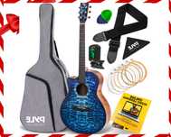 GITARA Akustyczna 4/4 Z Akcesoriami Zestaw Początkujący XL (OKAZJA)