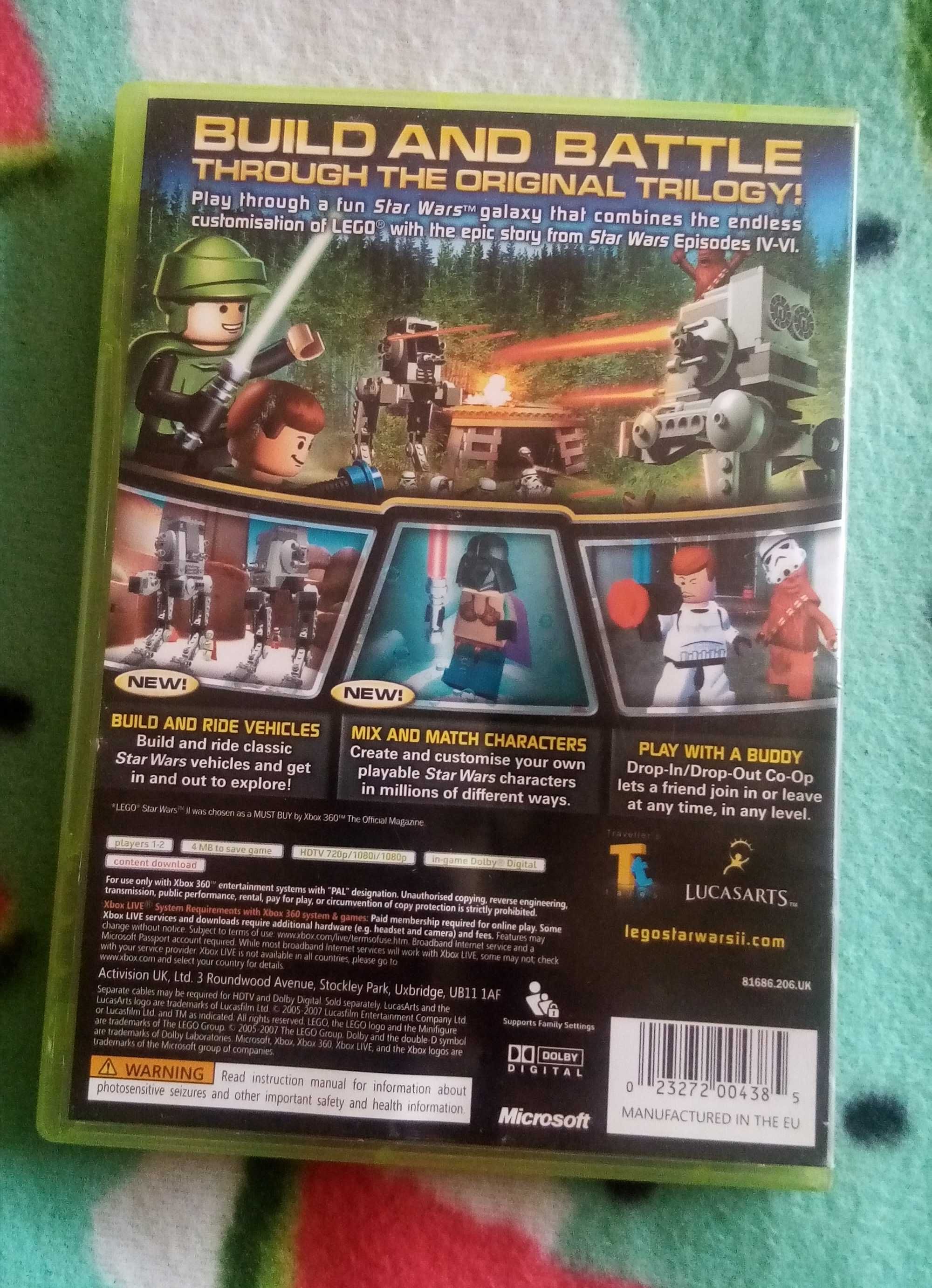 Xbox 360 gra Lego Star Wars 2 Trilogy