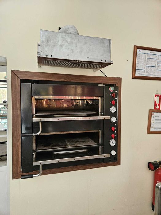 Forno Elétrico Profissional de Dois Andares + Exaustor