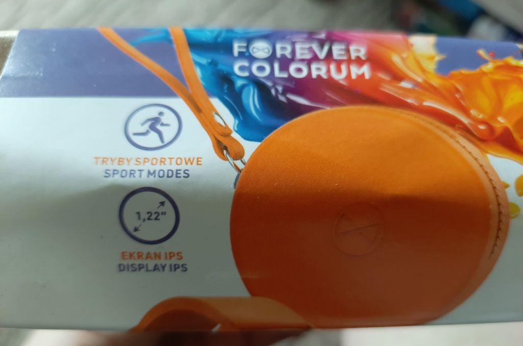 Smartwatch Forever Colorum- kolor pomarańczowy