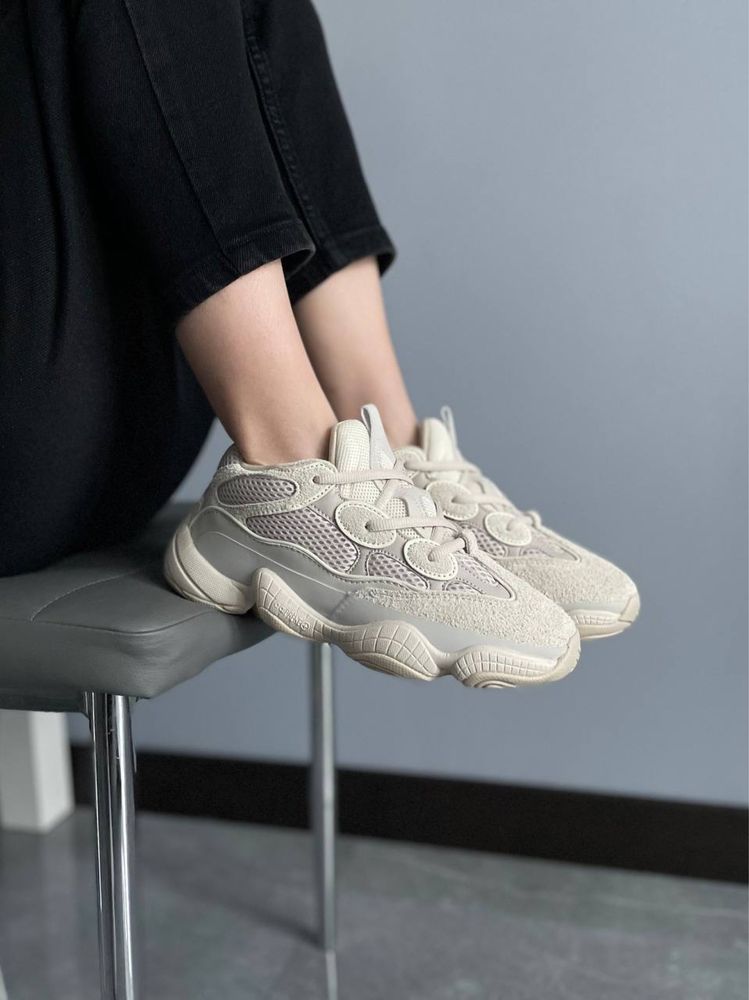 Кросівки Жіночі Adidas Yeezy Boost 500 Beige Premium