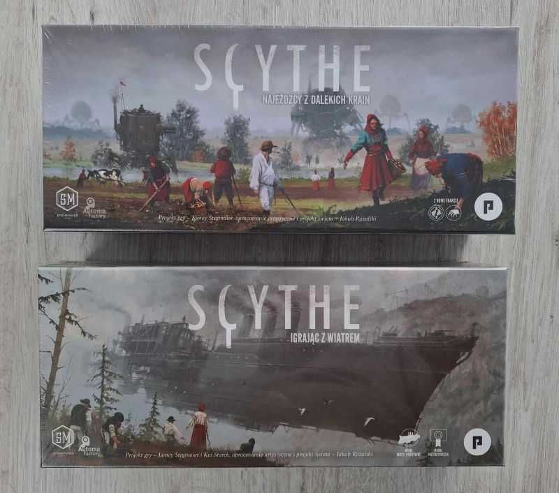 Scythe + Igrając z wiatrem + Najeźdźcy z dalekich krain - nowe w folii