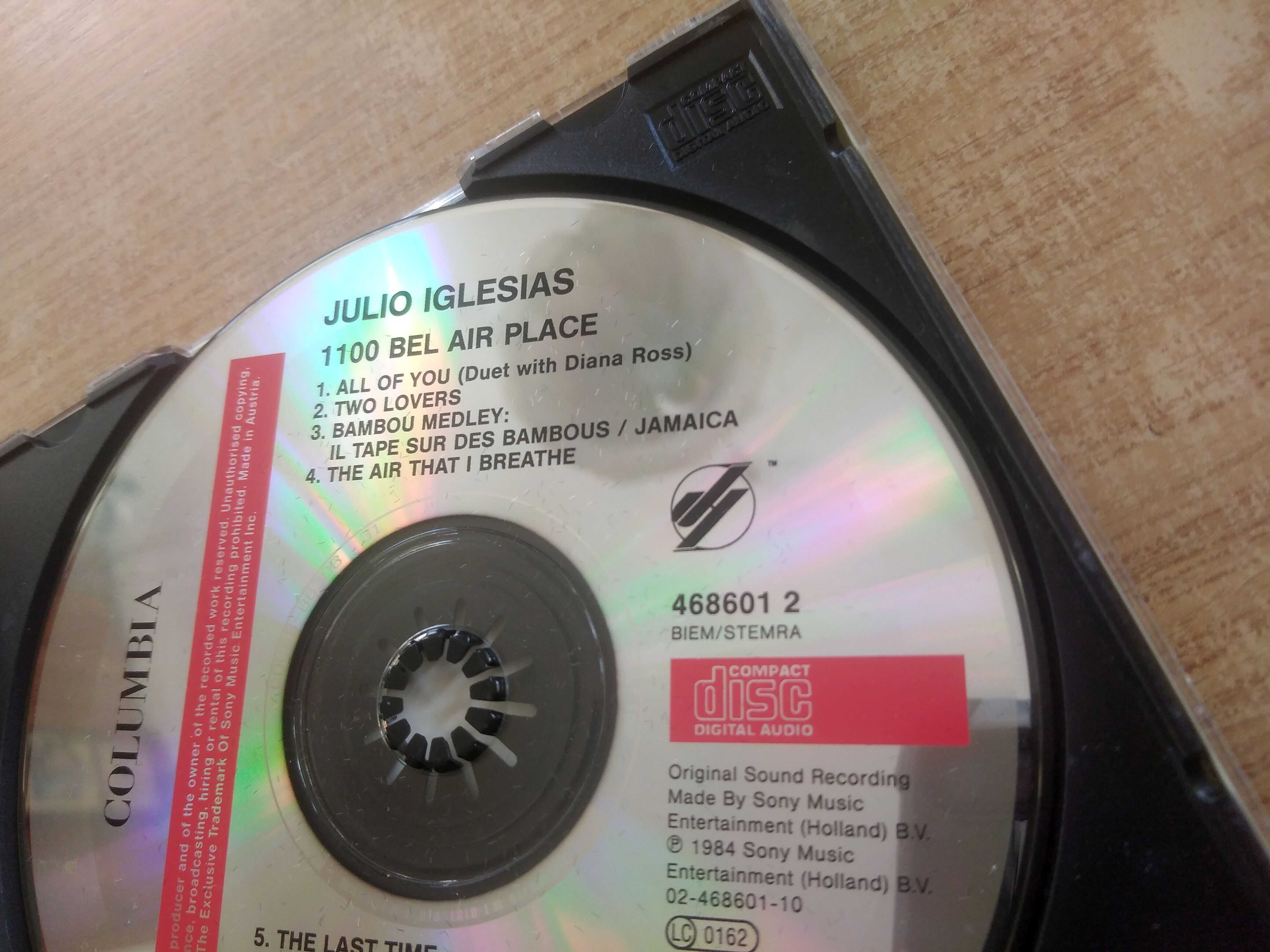 Płyta Cd Julio Iglesias 1100 Bel Air Place