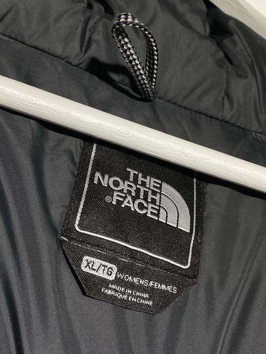 Оригінальна жіноча зимова пухова коричнева куртка The North Face
