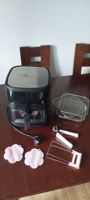 Air Fryer Frytkownica beztłuszczowa z okienkiem Extralink, 1800W, 6,5l