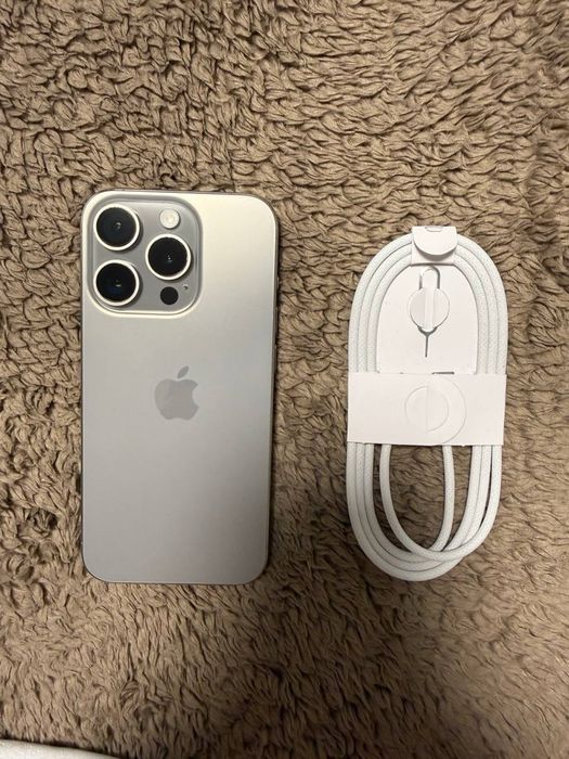 Iphone 15pro natural titanium 128 гб