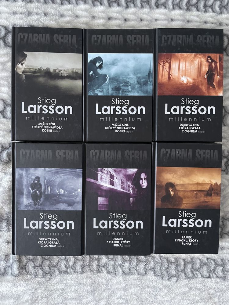 Czarna seria Stieg Larsson, tom 1-6
