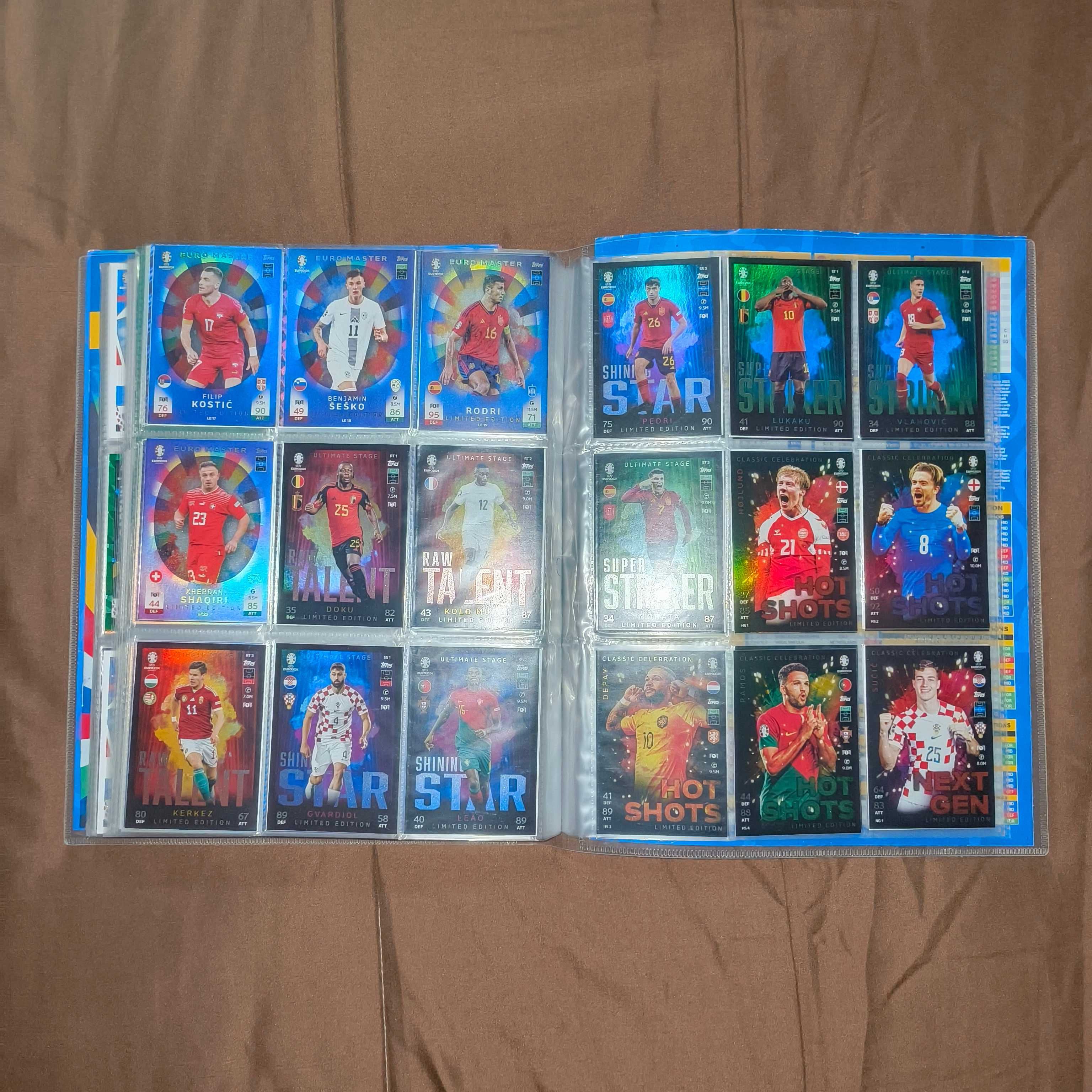 Coleção Cartas Topps Euro 2024