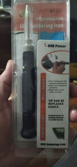 Паяльник мини питание от usb 5 v
