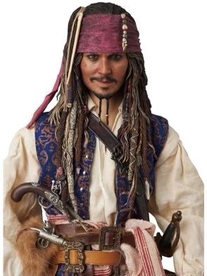 Enterbay Pirates of the Caribbean Jack Sparrow scale 1/6