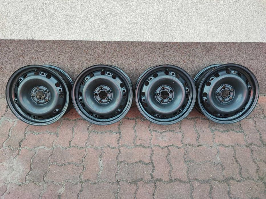 Felgi Stalowe VW Volkswagen 5x100 15" 6J ET38 A3 Polo Fabia Rapid 15