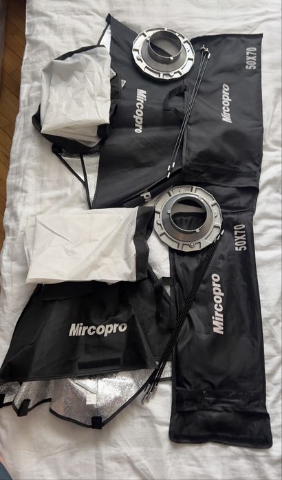 Кальцевая лампа / світло led / Micropro софт бокс