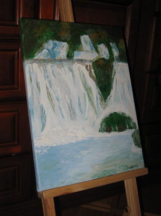 Obraz Ręcznie Malowany, Na Płótnie 40x30 cm, Akryl