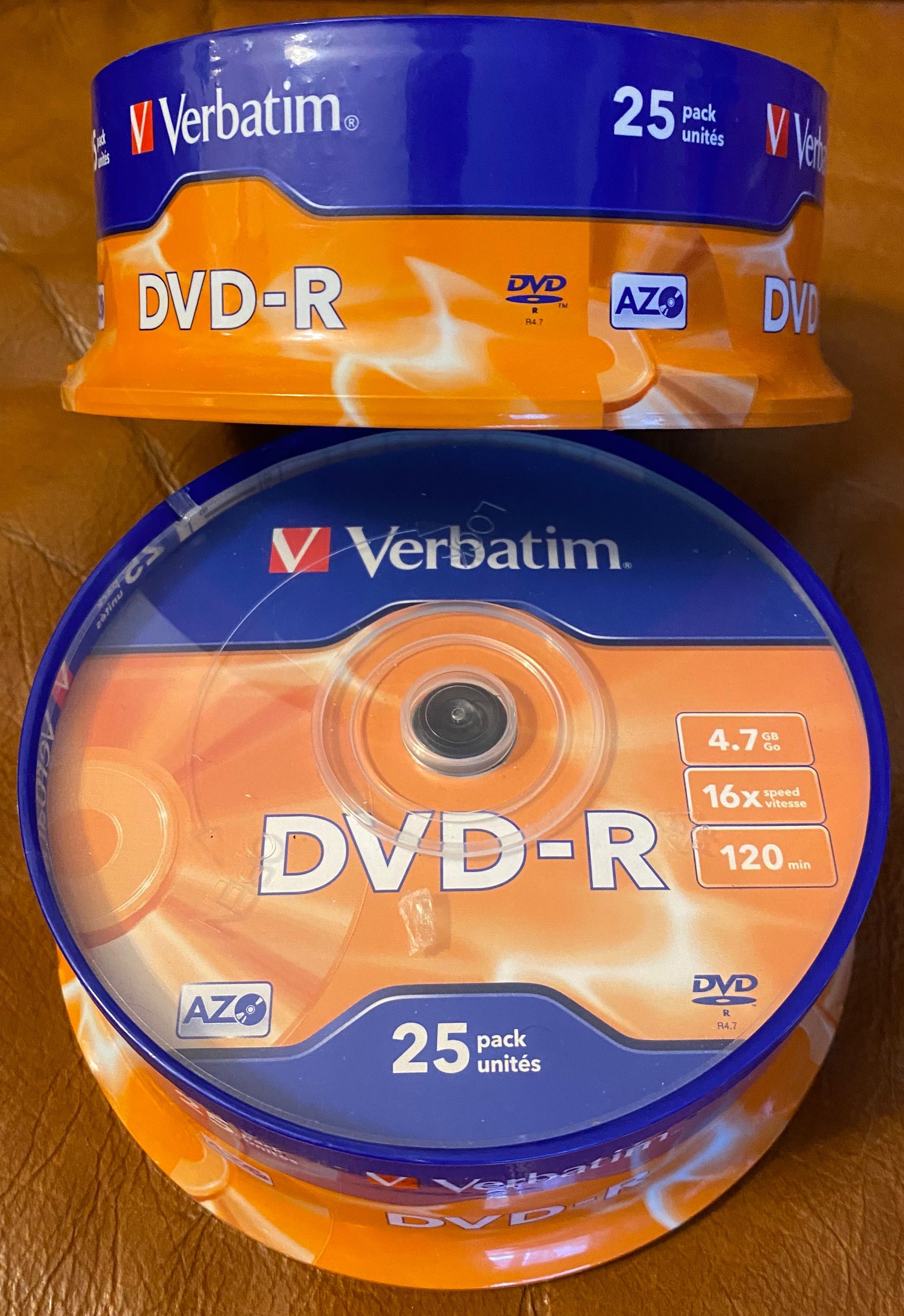 DVD-R Verbatim - caixas de 25 unid. (nova)