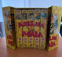 “Abelha Maia” - coleção de 5 cassetes VHS em caixa de cartão