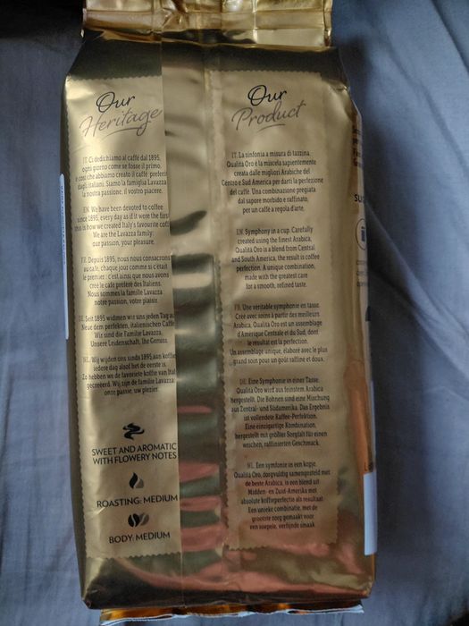 Kawa Lavazza Qualita Oro 500g ziarnista