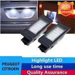 Kit iluminação Led de placas de matricula Peugeot Citroen