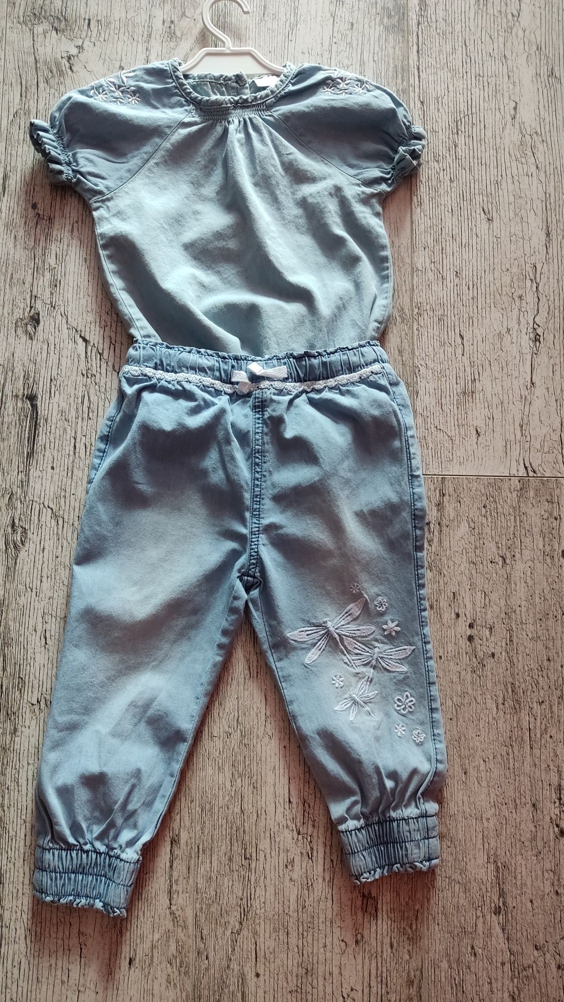 Nowy komplet jak jeans 92