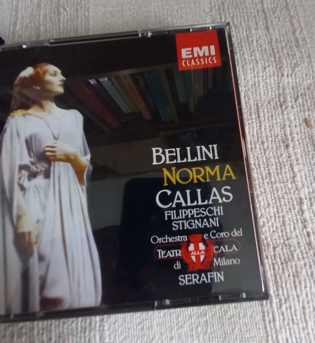 Cd triplo opera Norma de Bellini com Maria Callas