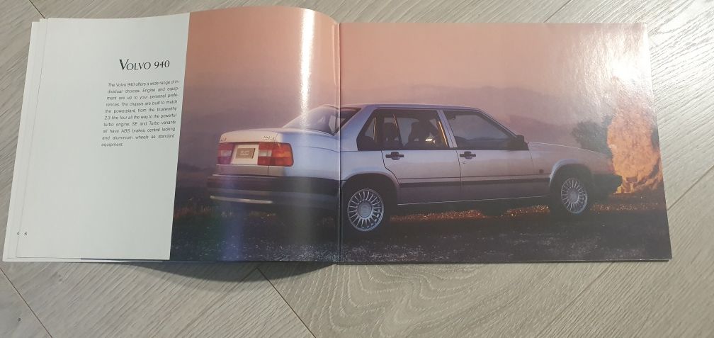 Prospekt Volvo modele 1992