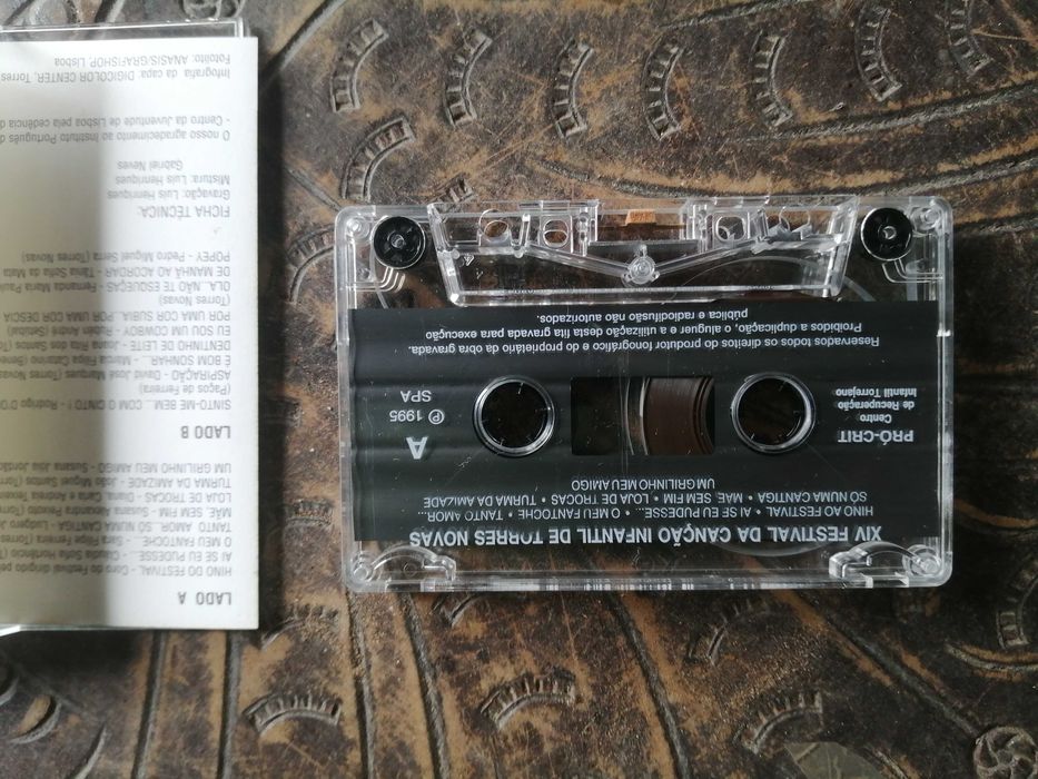 k7 , festival da cançao infantil torres novas 1995