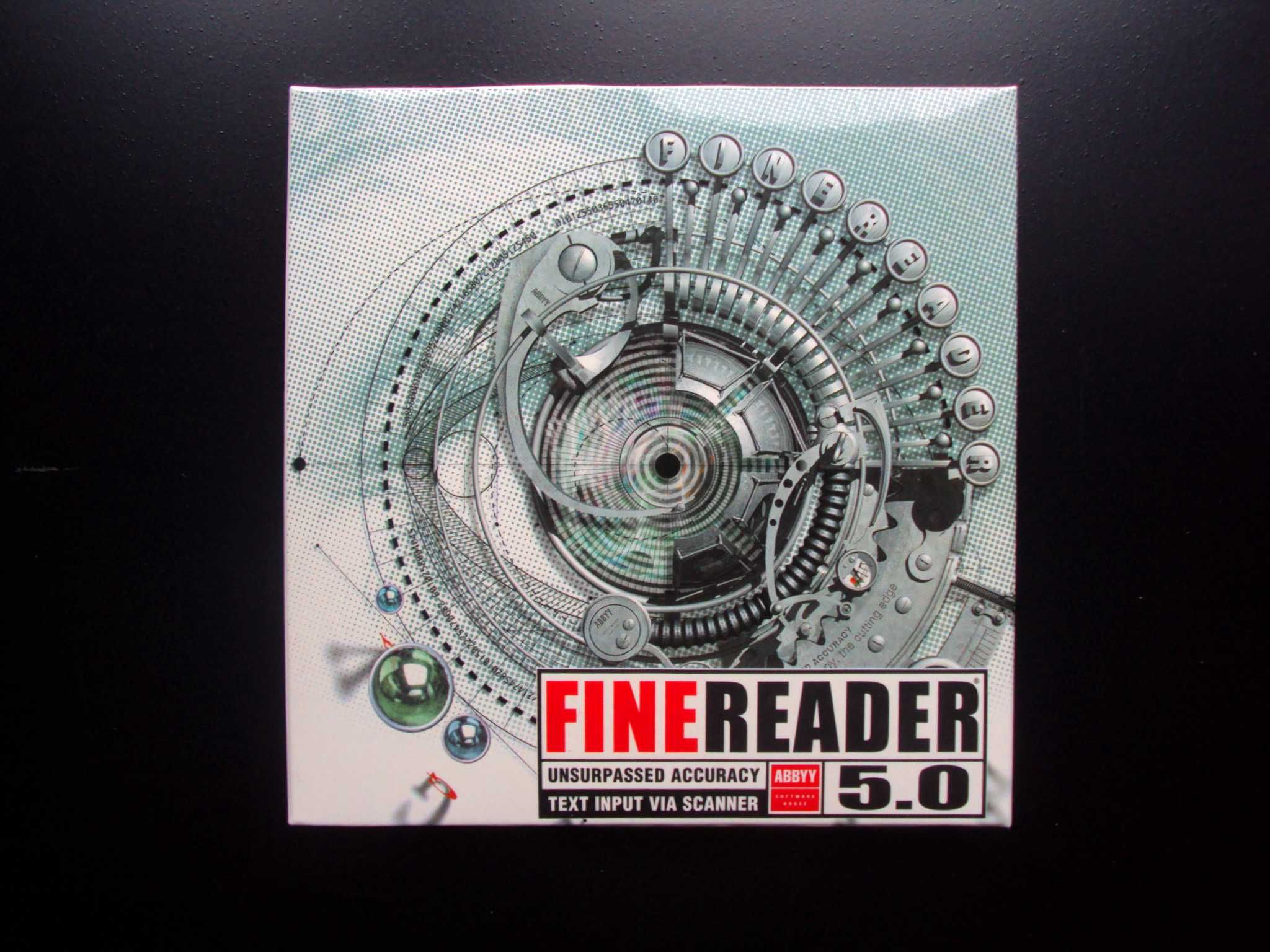 Лицензионная ABBYY FineReader PRO 5.0 2000 года - диск и дискета