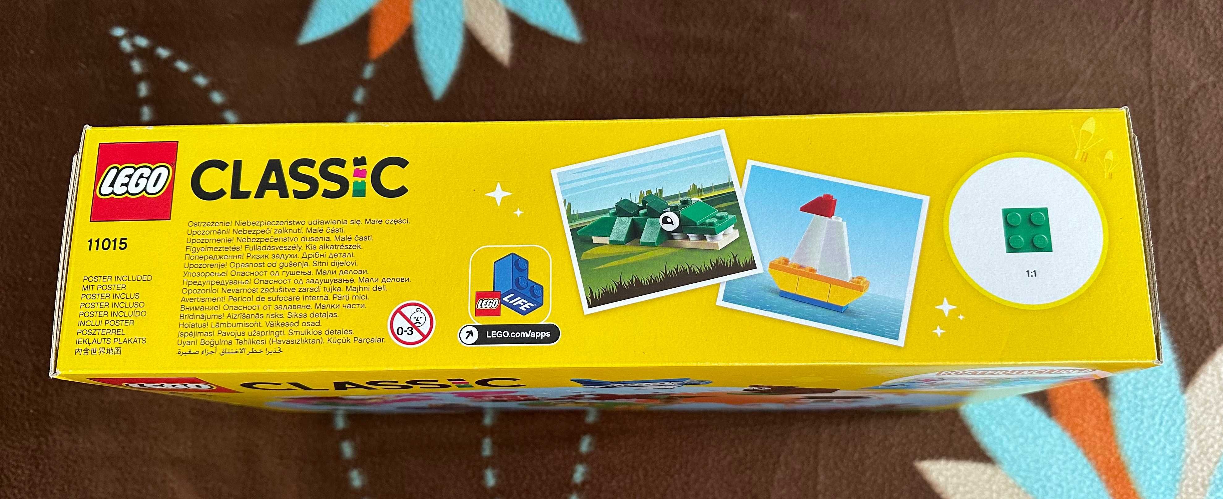 zestaw LEGO Classic 11015 Dookoła świata + mapa - nowy