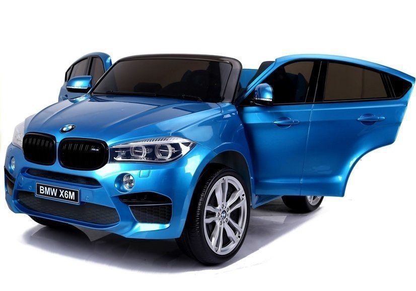 Auto Na Akumulator BMW X6M Niebieskie Lakierowane