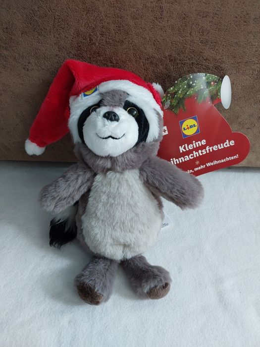 Новогодняя мягкая игрушка Енот Собака Lidl