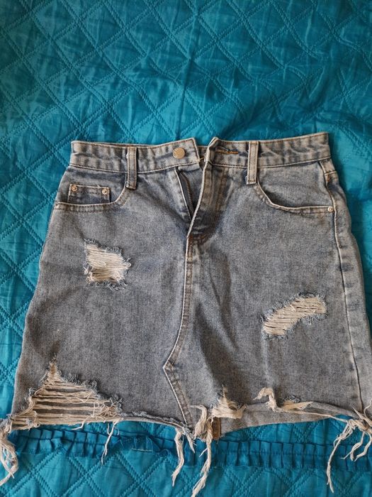 Жіноча джинсова юбка