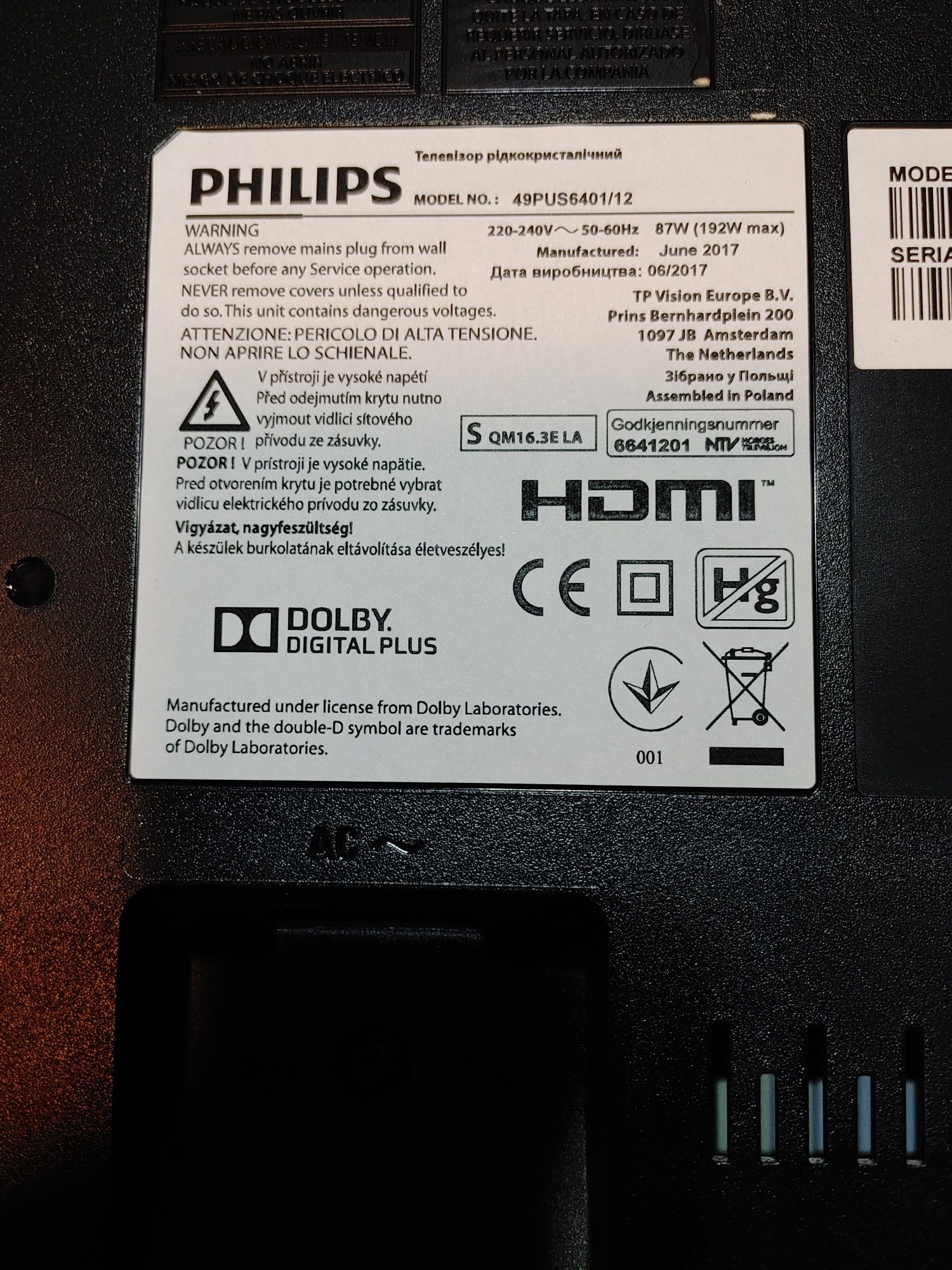 TV PHILIPS 49 AMBILIGHT UHD Android z gwarancją