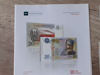folder foldery nbp banknoty 5  20 złotych
