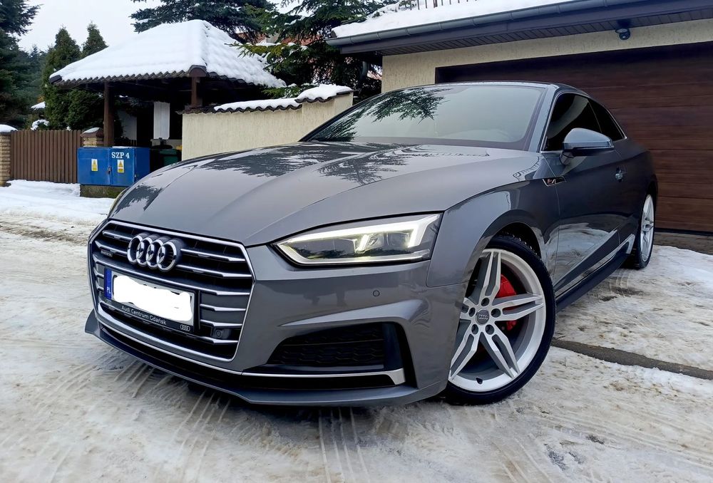 Audi A5 Coupé F5 2017r 3.0TDi V6 218km Quattro S-Tronic 3xS-Line Zarwj.PL Zamiana