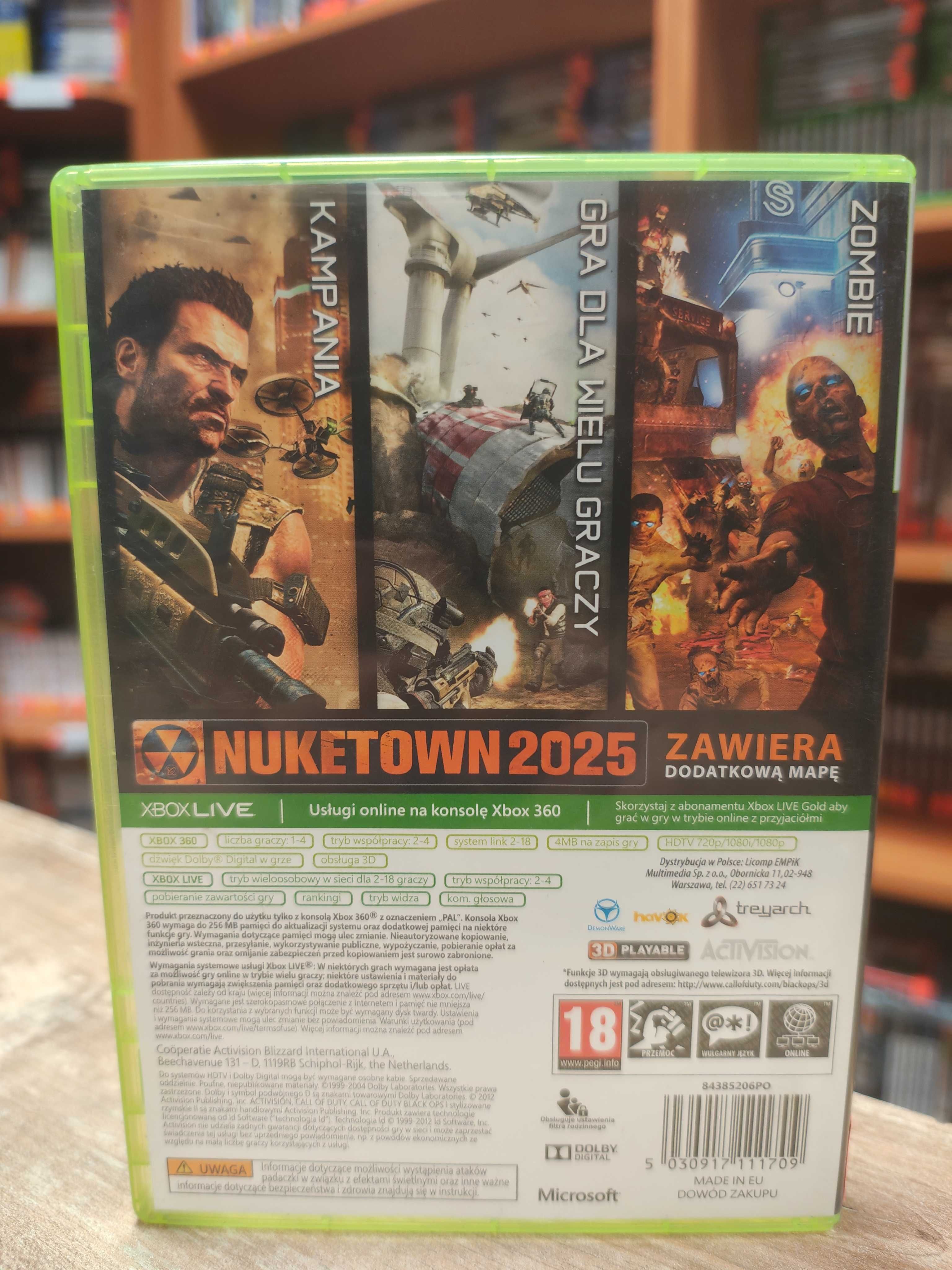 Call of Duty: Black Ops II XBOX 360, SklepRetroWWA