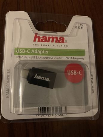 Adapter przejściówka USB 2.0 na Type C Hama