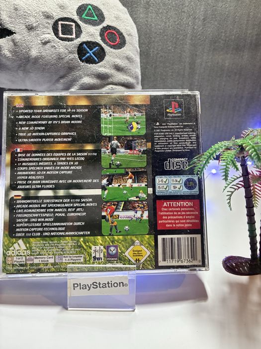 Adidas Power Soccer 2 PlayStation1 ps1 psx  pudełko