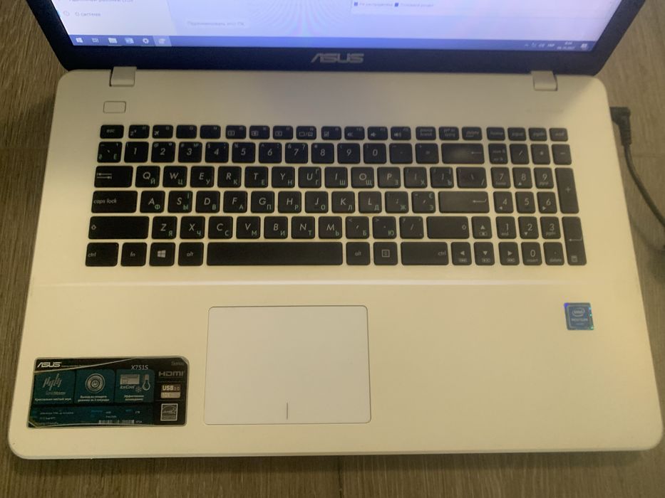 Asus X751S (N3700, 4Gb RAM, 1TB HDD) мертва батарея