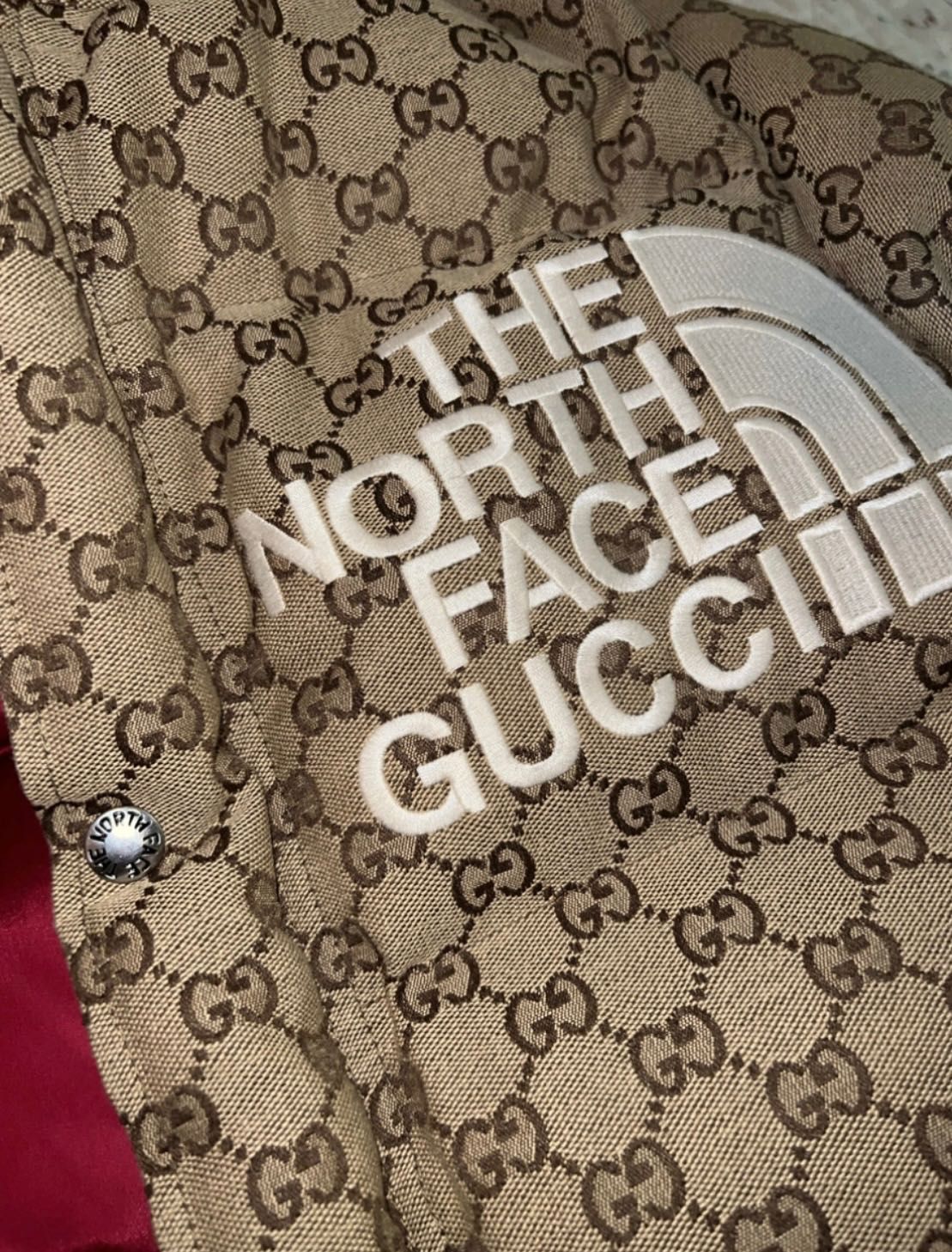 Оригинальный пуховик THE NORTH FACE x GUCCI